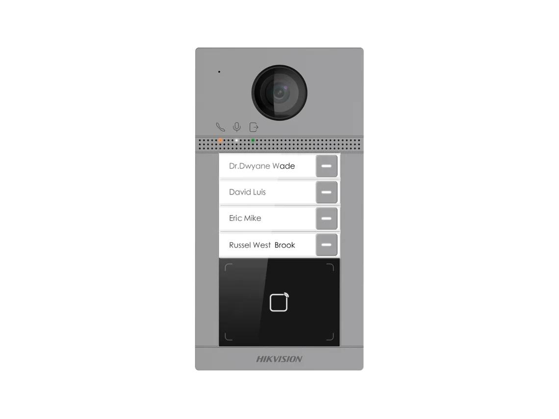 VIDEOPORTEIRO IP HIKVISION DS-KIS614 POE WI-FI 7" TOUCH SCREEN