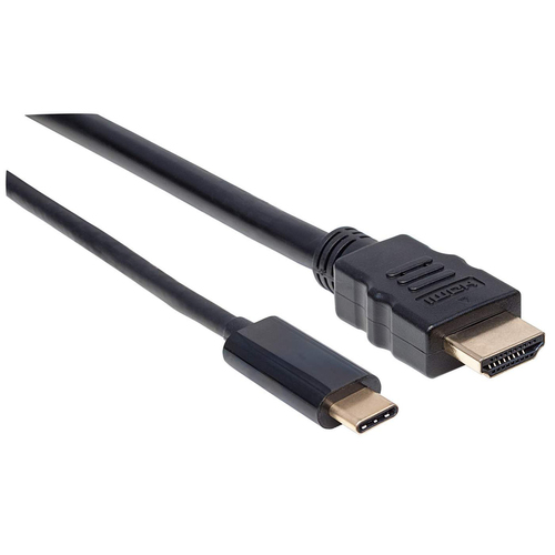 CABO USB-C (M) PARA HDMI (M) 2MT 4K MANHATTAN PRETO
