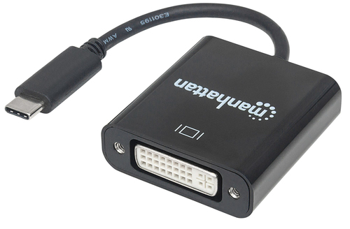 ADAPT USB-C (M) PARA DVI (F) MANHATTAN