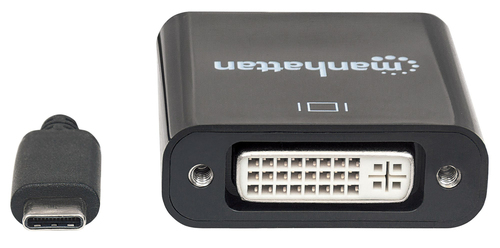 ADAPT USB-C (M) PARA DVI (F) MANHATTAN