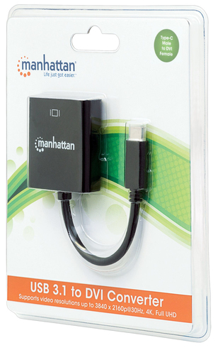 ADAPT USB-C (M) PARA DVI (F) MANHATTAN