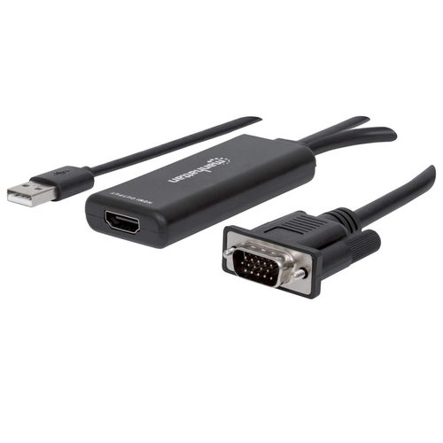 ADAPT VGA (M), USB-A (M), TO HDMI (F) MANHATTAN