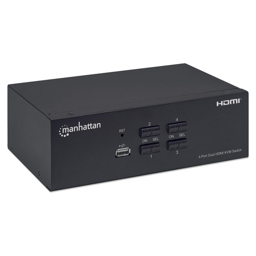 KVM SWITCH 4 PT MANHATTAN DUAL-MONITOR HDMI