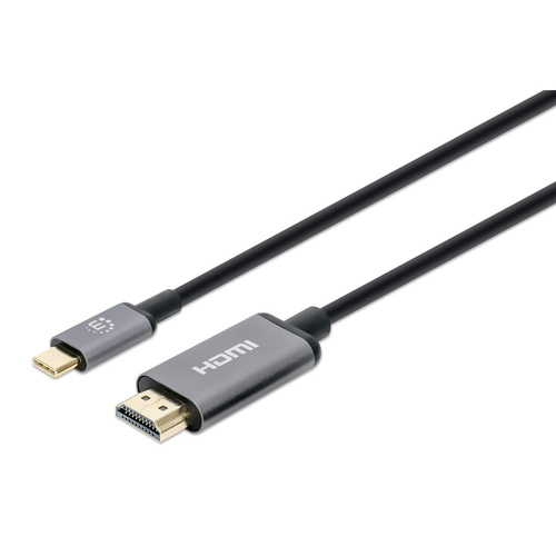 CABO USB-C (M) PARA HDMI (M) 2MT 4K MANHATTAN DOURADO