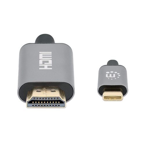 CABO USB-C (M) PARA HDMI (M) 2MT 4K MANHATTAN DOURADO