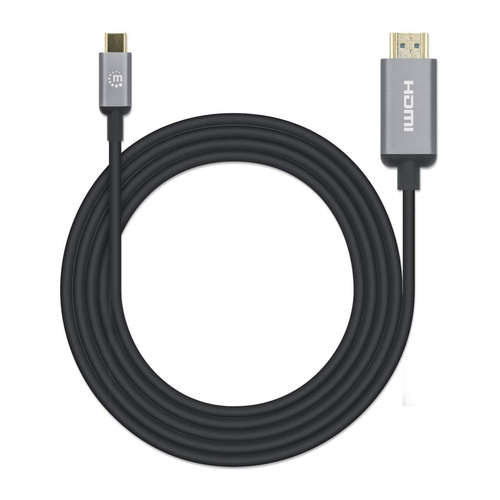 CABO USB-C (M) PARA HDMI (M) 2MT 4K MANHATTAN DOURADO