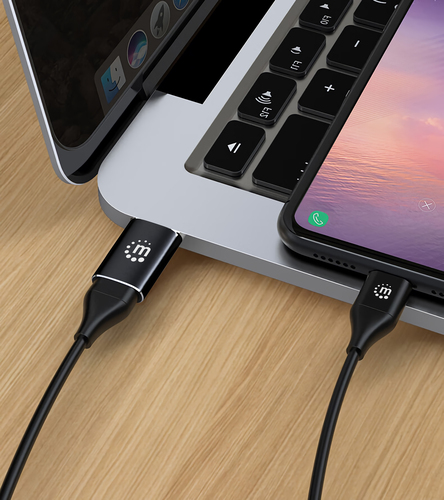 ADAPT USB-A (M) PARA USB-C (F) MANHATTAN