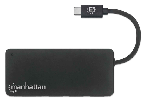 HUB USB-C (3.0) 3XUSB-A MÁX=5 GBPS + LEITOR SD/MICROSD MANHATTAN