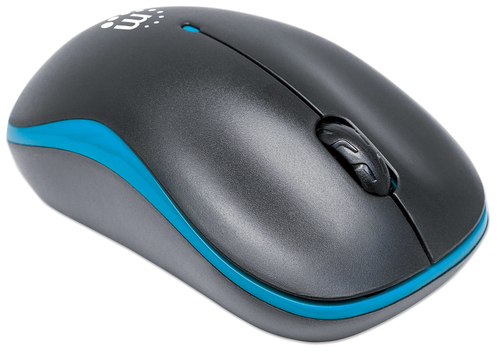 MOUSE MANHATTAN 179416 SUCESS 1600DPI WIRELESS PRETO/AZUL