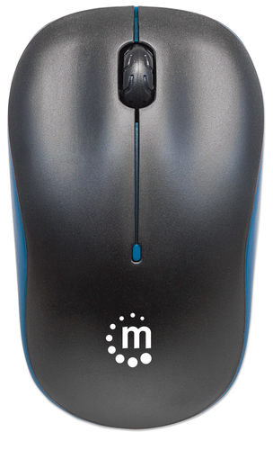 MOUSE MANHATTAN 179416 SUCESS 1600DPI WIRELESS PRETO/AZUL