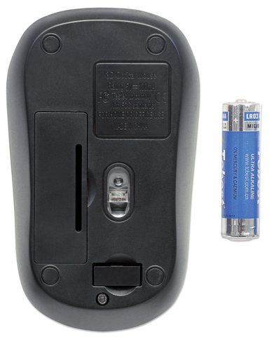 MOUSE MANHATTAN 179416 SUCESS 1600DPI WIRELESS PRETO/AZUL