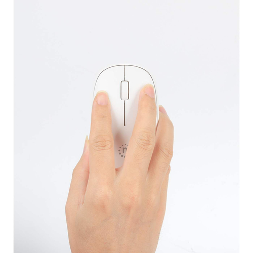 MOUSE MANHATTAN 190329 ENTRY 1000DPI WIRELESS BRANCO
