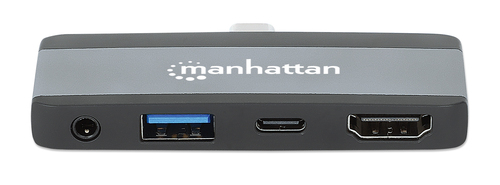 DOCK. USB-C (4-IN-1) HDMI,USB-A,USB-C (100W),3.5MM MANHATTAN