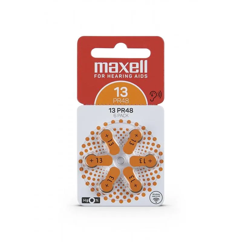 PILHA MOEDA MAXELL PR48WA 13 6 UN 1,45V