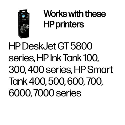 HPI TH GT53XL PRETO BOTTLE 415 INK TANK TH GT51XL 135ML BLACK INK BOTTLE 415 INK TANK