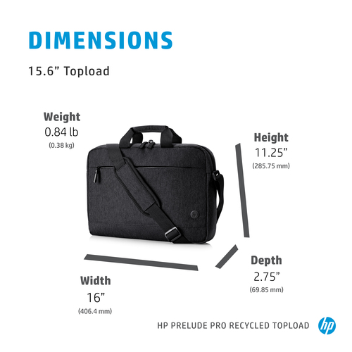 HP-NÃO REPORTE BOLSA 15.6" HP PRELUDE PRO RECYCLE PRETA