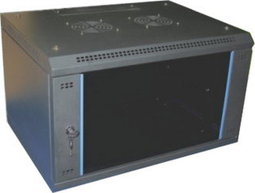 INTELLINET ARMARIO 06U 600X450 INT 19" AÇO PRETO
