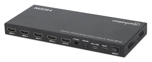 HUB SWITCH 4XHDMI INP PARA 1XHDMI OUT MANHATTAN