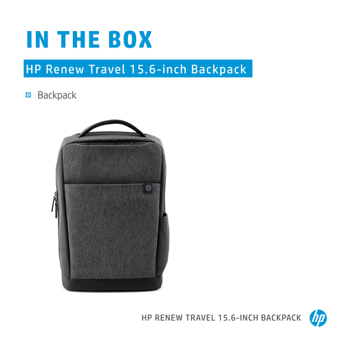 HPI MOCHILA 15.6" HP RENEW TRAVEL PRETA/CINZA