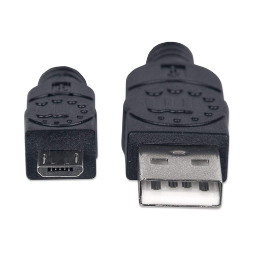 CABO USB-A (M) PARA MICRO-USB-B (M) 1.8MT DADOS/CARGA MANHATTAN PRETO