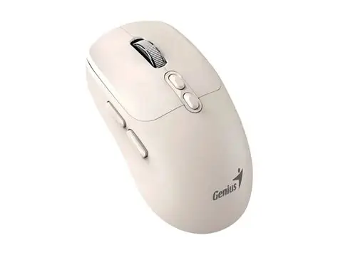 MOUSE GENIUS NX-8080S ERGO SILENT AI COPILOT 1600DPI WIRELESS/BT BEGE