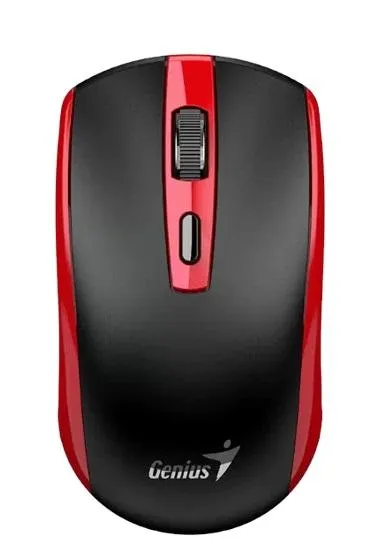 MOUSE GENIUS NX-7123 ERGO AI COPILOT 1600DPI WIRELESS/BT VERMELHO