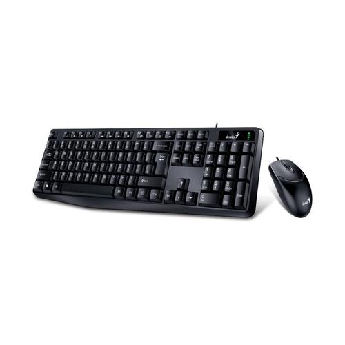 TECLADO + MOUSE GENIUS KM-170 MULTIMÉDIA USB-A COM FIO PT PRETO