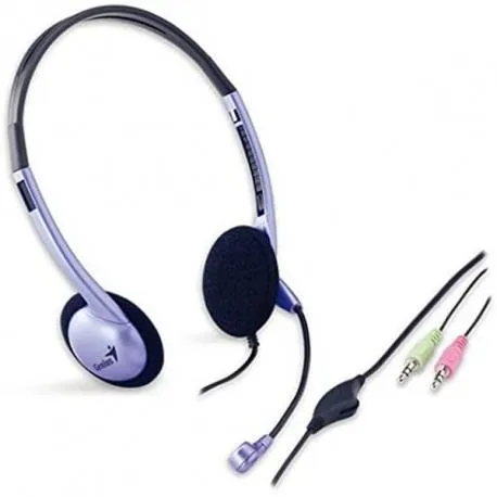 HS GENIUS HS-02B COM MIC PARA PC PRETO