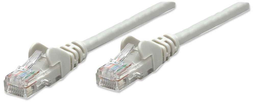 CABO DE REDE RJ45 INTELLINET 7.5M CAT5 UTP ETHERNET CINZA