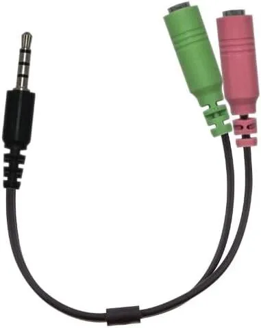 ADAPTADOR AUDIO GENIUS ACC-100 2X3.5MM PARA 1X3.5MM
