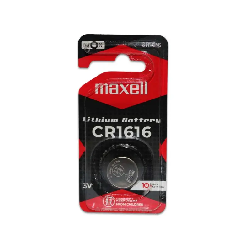 PILHA MOEDA MAXELL CR1616 1UN 3V OUTROS TIPOS