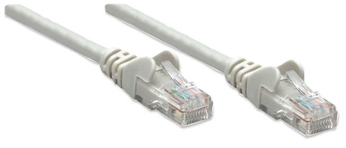CABO DE REDE RJ45 INTELLINET 5M CAT6 UTP ETHERNET CINZA