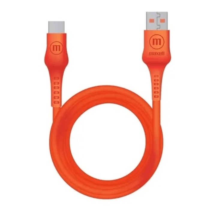 CABO MICRO-USB-B (M) PARA USB-A (M) 1.5MT DADOS/CARGA MAXELL LARANJA