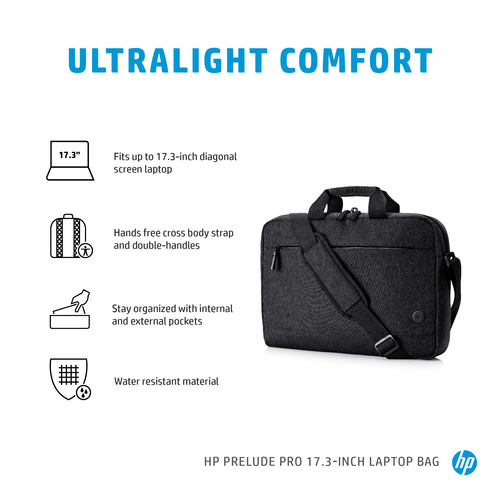 HPI MOCHILA 17.3" HP PRELUDE TOPLOAD CINZENTA