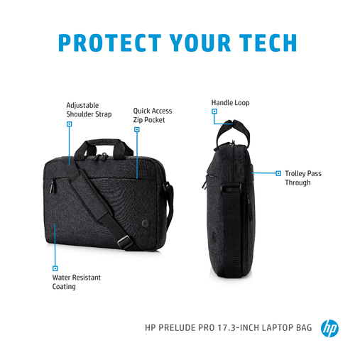 HPI MOCHILA 17.3" HP PRELUDE TOPLOAD CINZENTA