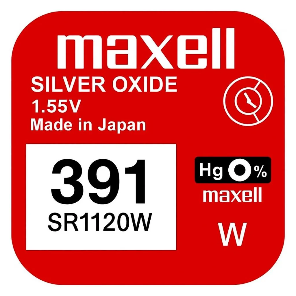 PILHA MOEDA MAXELL SR1120SW 1UN 1.55V (1/10)