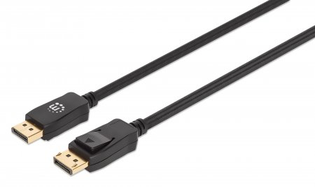CABO DISPLAYPORT (M) PARA DISPLAYPORT (M) 2MT 8K 60HZ MANHATTAN PRETO