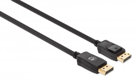 CABO DISPLAYPORT (M) PARA DISPLAYPORT (M) 2MT 8K 60HZ MANHATTAN PRETO