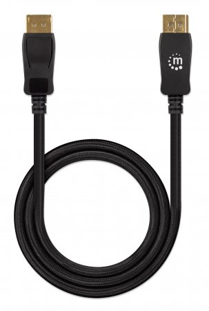 CABO DISPLAYPORT (M) PARA DISPLAYPORT (M) 2MT 8K 60HZ MANHATTAN PRETO