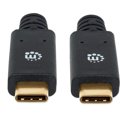 CABO USB-C (M) PARA USB-C (M) 2MT DADOS/CARGA MANHATTAN PRETO