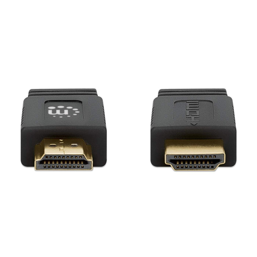 CABO HDMI (M) PARA HDMI (M) 1MT PLANO 4K 60HZ MANHATTAN PRETO