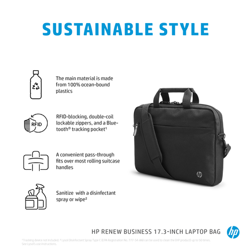 HPI BOLSA 17.3" HP RENEW BUSINESS PRETA