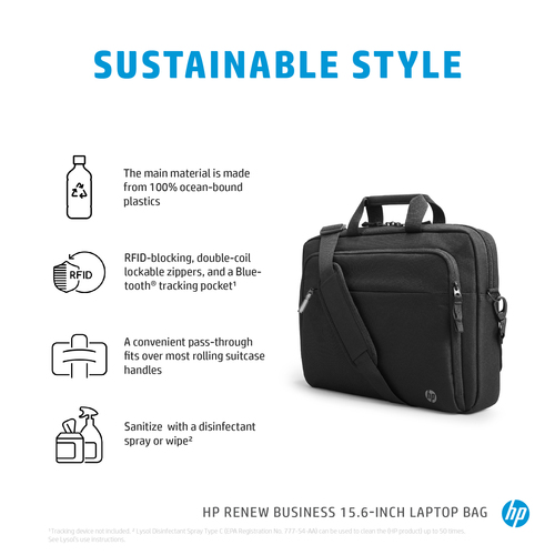 HPI BOLSA 15.6" HP RENEW BUSINESS PRETA