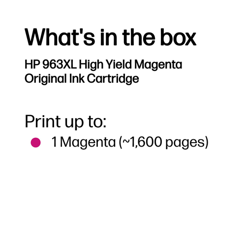 HPI TH 963XL MAGENTA OJ PRO 90XX (1,600 PAG)