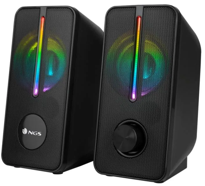COLUNA NGS GSX-150 2.0 GAMING 12W RMS USB-A PRETA