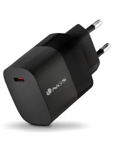 CARREGADOR TOMADA NGS 20W EU 1 USB-C SEM CABO FAST CHARGE/PD PRETO