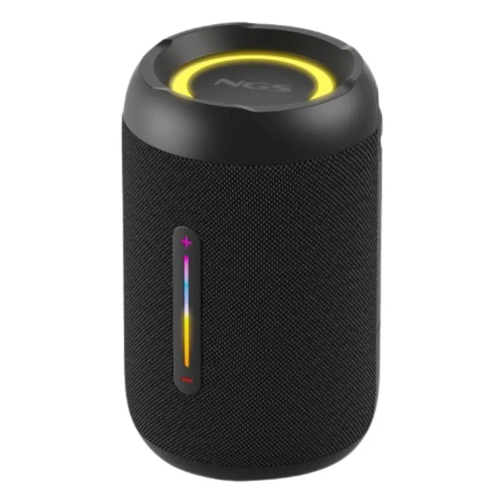 COLUNA NGS ROLLER FURIA 2 1.0 PORTÁTIL LED 20W RMS BT PRETA ROLLER FURIA2