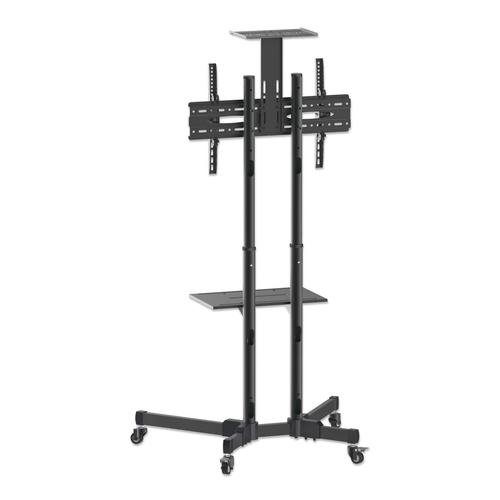 SUPORTE TV MANHATTAN 37" A 70" ATÉ 40KG COM RODAS