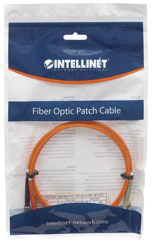 INTELLINET PATCH CABLE F.O. LC/ST 1M DUPLEX MULTIMODE 62.5/125 OM2