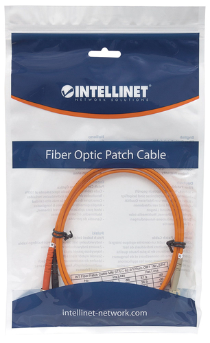 INTELLINET PATCH CABLE F.O. LC/ST 2M DUPLEX MULTIMODE 62.5/125 OM1